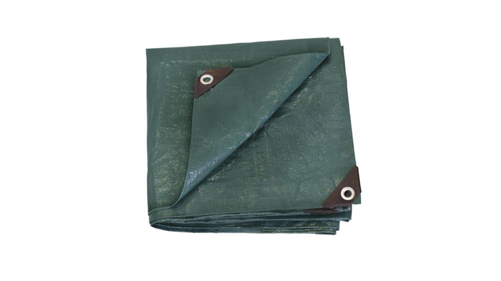 Stansport Rip Stop Tarp - 8x10ft,Green - Pdq Pack T-810-P