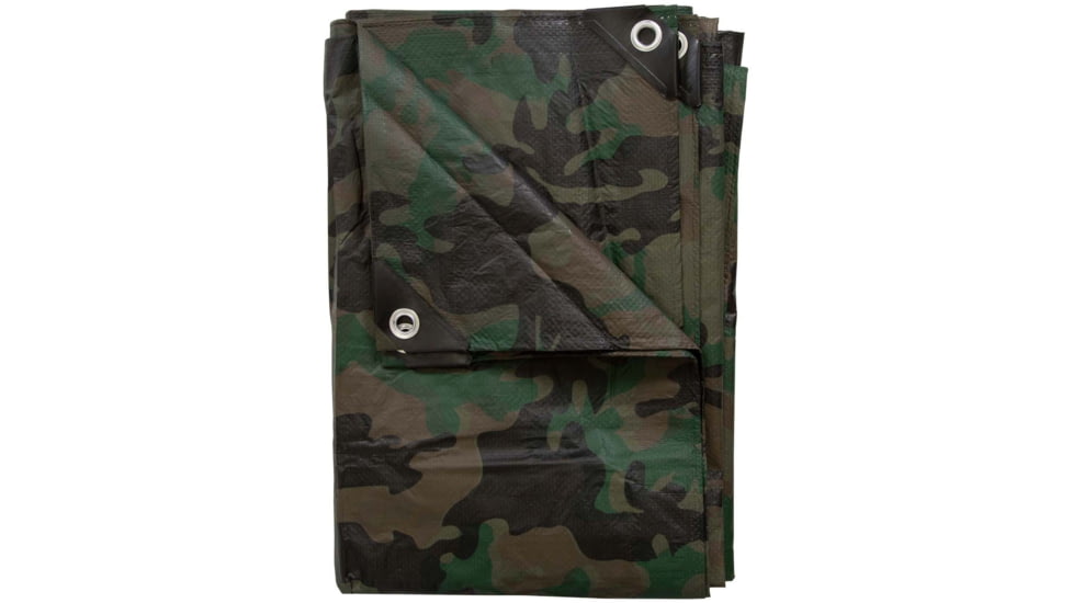 Stansport Rip Stop Tarp -5x7ft,Woodland Camo T-57-C