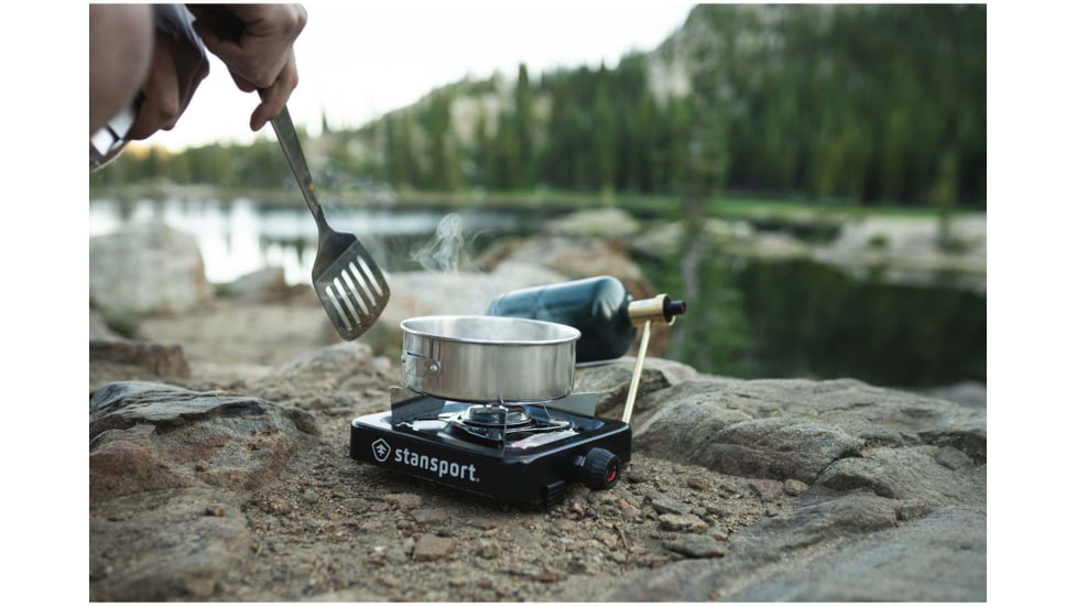 Stansport Single Burner Propane Stove, Flat 48248