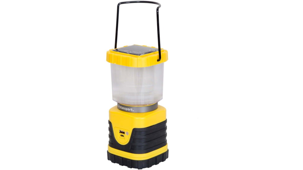 Stansport Solar Lantern, 300 Lumens Cree LED, Yellow, 104-30