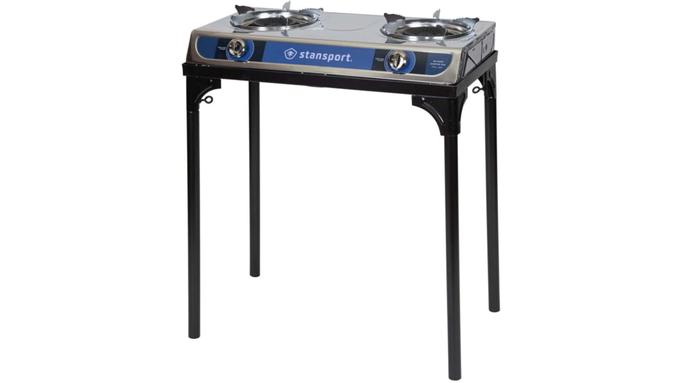 Stansport Stainless Steel 2 Burner Stove w/Stand 213