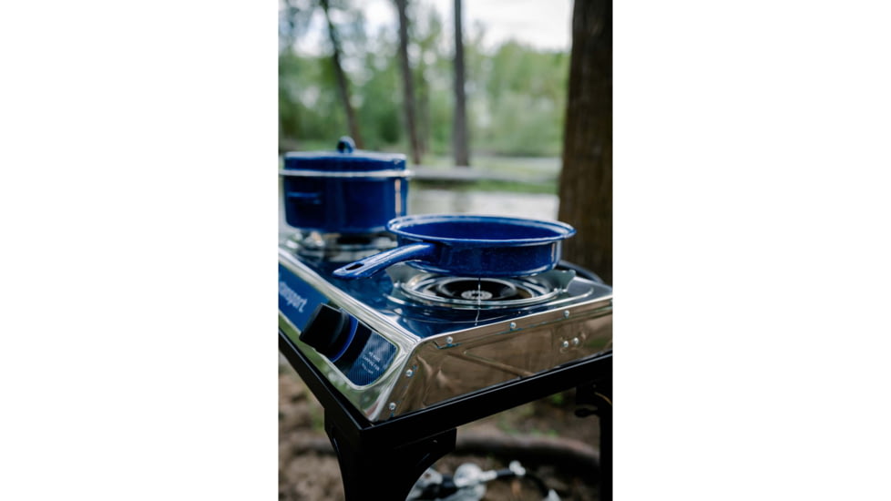 Stansport Stainless Steel 2 Burner Stove w/Stand 213