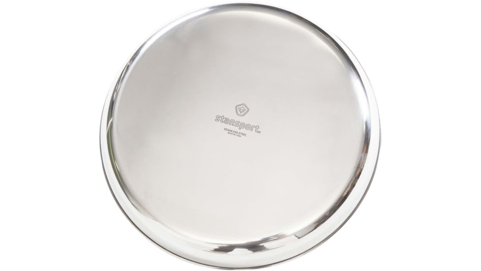 Stansport Stainless Steel 9 in. Plate 733575