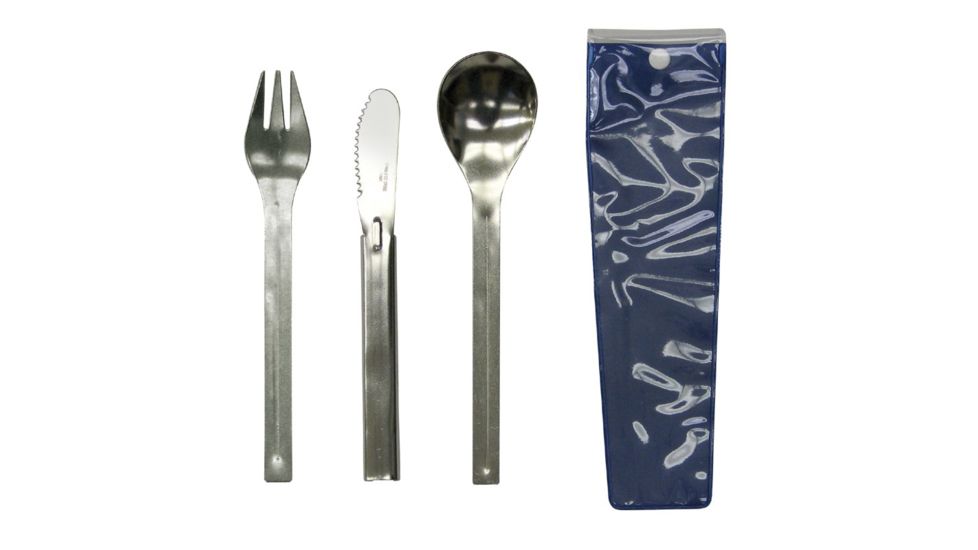 Stansport Stainless Steel Knife/Fork/Spoon Set 343