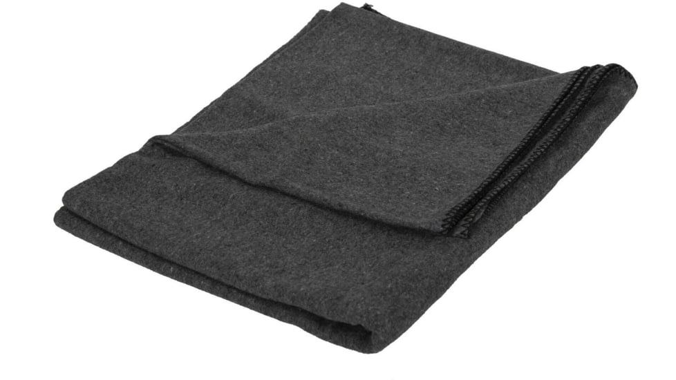 Stansport Wool BlanKet, 60x80in, Gray, 1243