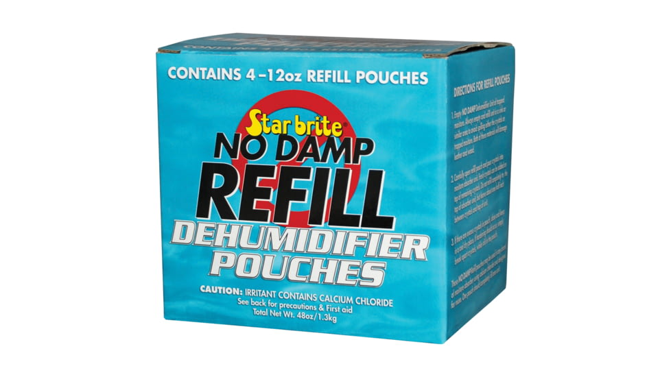 Star Brite No Damp Dehumidifier Refill 12 oz, Pack of 4, 85448
