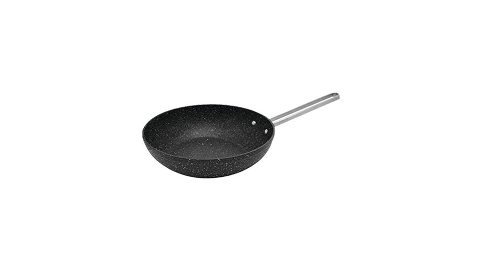 Starfrit The Rock 7.25in Wok Pan, S/S Wire Handle, New Condition STF-030279-012-0000