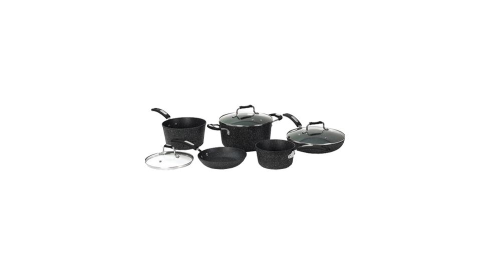 Starfrit The Rock 8 Piece Cookware Set, New Condition STF-030930-001-0000
