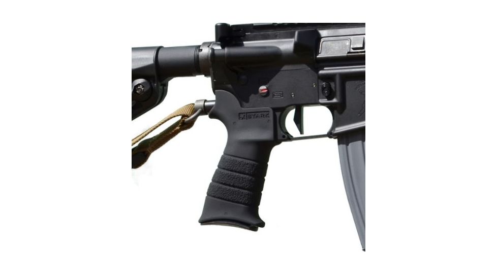 Stark Equipment AR Rifle Grip, with Swivel Mount, Black ANG-SM-BL