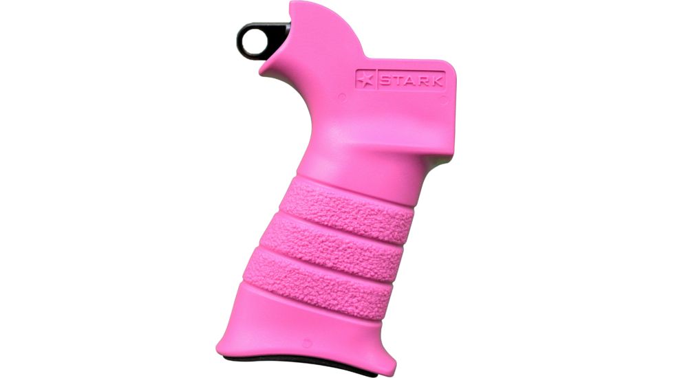 Stark Equipment AR Rifle Grip, AR-15, Hook Mount, Pink, ANG-HM-PK