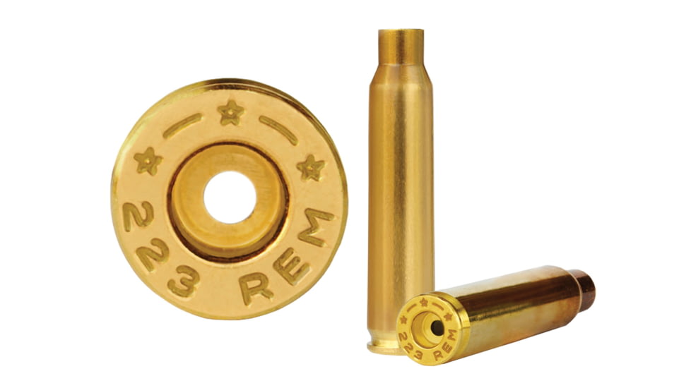 HSM Ammunition Starline Rifle Brass Unprimed Cases, 223 Rem Caliber, 100 Per Bag, 223REMEUP100
