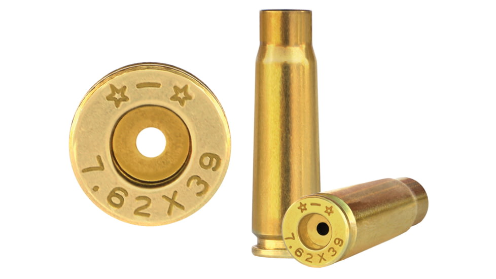 HSM Ammunition Starline Rifle Brass Unprimed Cases 7.62x39mm Caliber, 50 Per Bag, 762X39EUP50