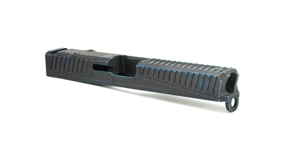 Statement Defense Overbite - Glock 17, Gen 3, RMR, Battleworn Black / Blue, Medium, OBT1317BBB