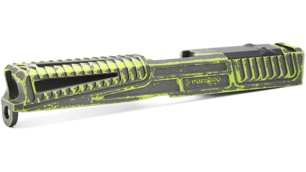 Statement Defense Overbite - Glock 17, Gen 3, RMS, Battleworn Green / Grey, Medium, OBT2317BGG