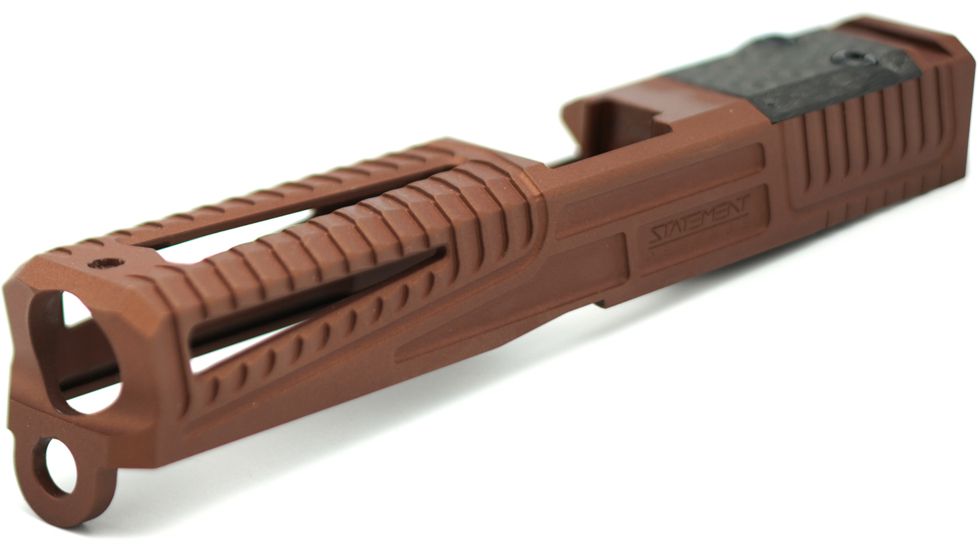 Statement Defense Overbite - Glock 17, Gen 3, RMS, Goldish / Maroon, Medium, OBT2317GM