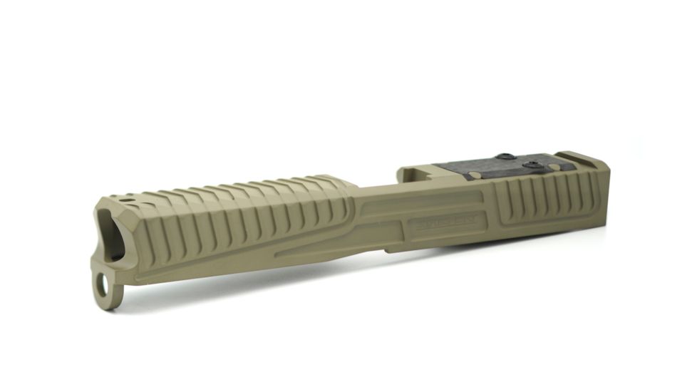 Statement Defense Overbite Slide, DeltaPoint Pro Optic Cut, Glock 17 Gen3, Green Ovbtegrn