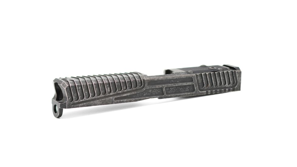 Statement Defense Overbite Slide, DeltaPoint Pro Optic Cut, Glock 17 Gen3, Battleworn DLC Overbitebttldlc