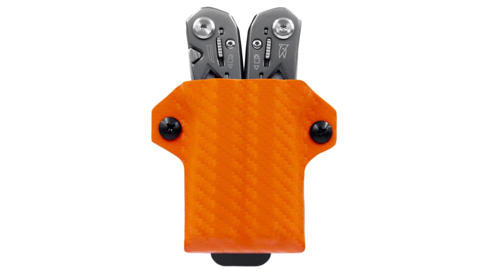 StatGear Kydex Sheath for Gerber Suspension, Carbon Fiber Orange, GSUSP-CF-ORNG