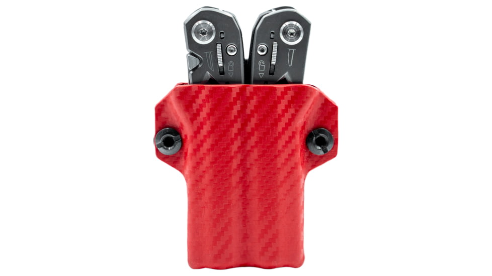 StatGear Kydex Sheath for Gerber Suspension, Carbon Fiber Red, GSUSP-CF-RED
