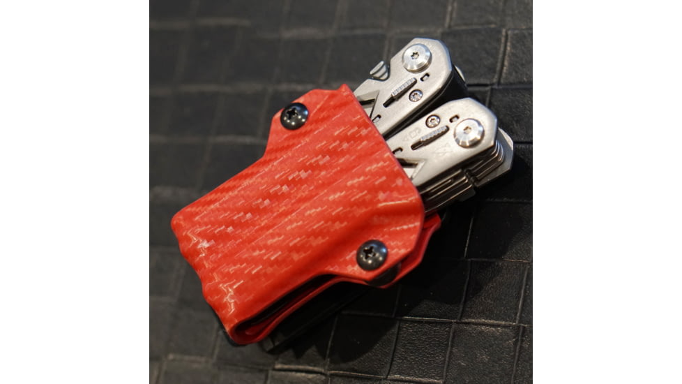 StatGear Kydex Sheath for Gerber Suspension, Carbon Fiber Red, GSUSP-CF-RED