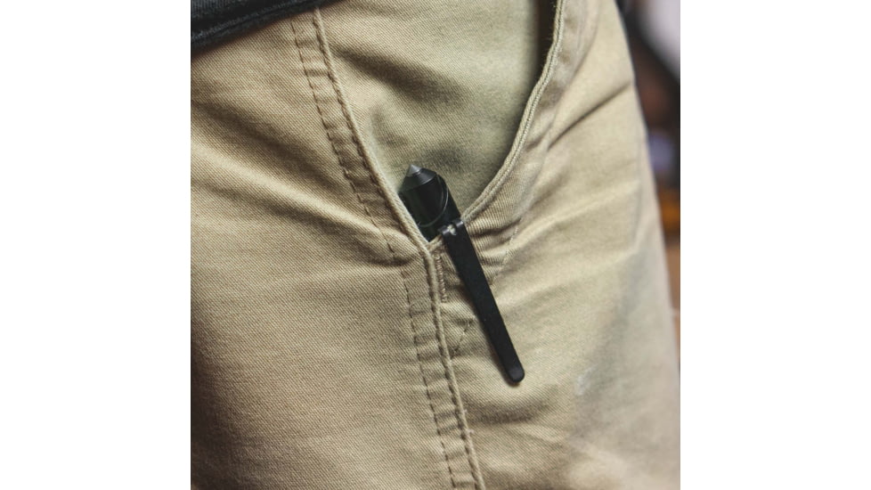 StatGear Skrawl Bolt-Action Tactical Pen, Black, SKRAWL