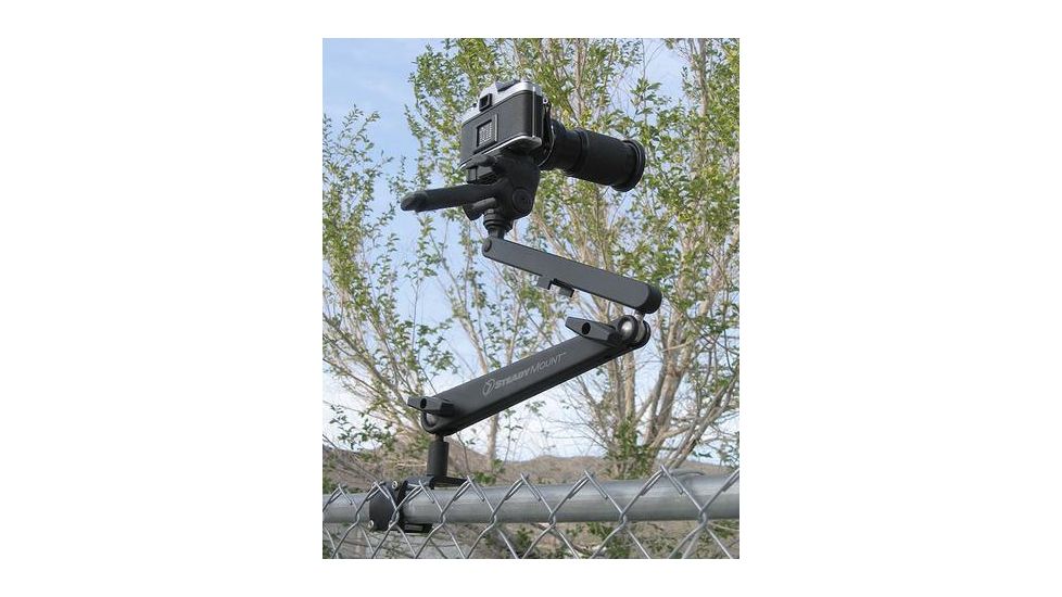 SteadyMount Rail Clamp in use