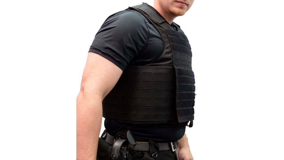 Stealth Armor Systems HFRAS Patrol Vest Optmized Carrier, Black, Medium, HXT1P-PV-MD-BLK-OP