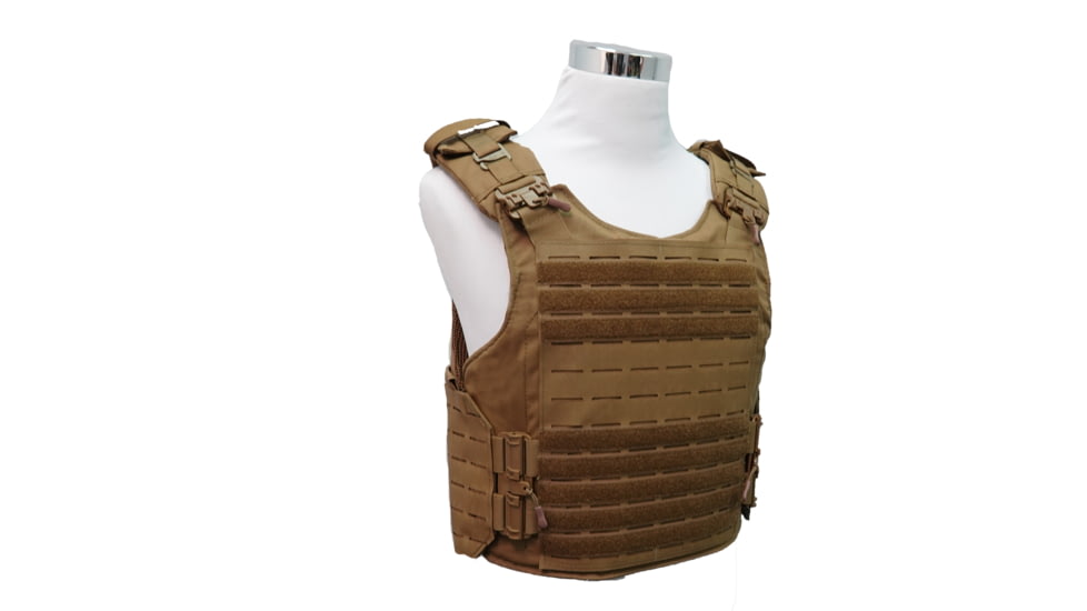 Stealth Armor Systems HFRAS Patrol Vest Optmized Carrier, Coyote Brown, Small, HXT1P-PV-SM-CB-OP