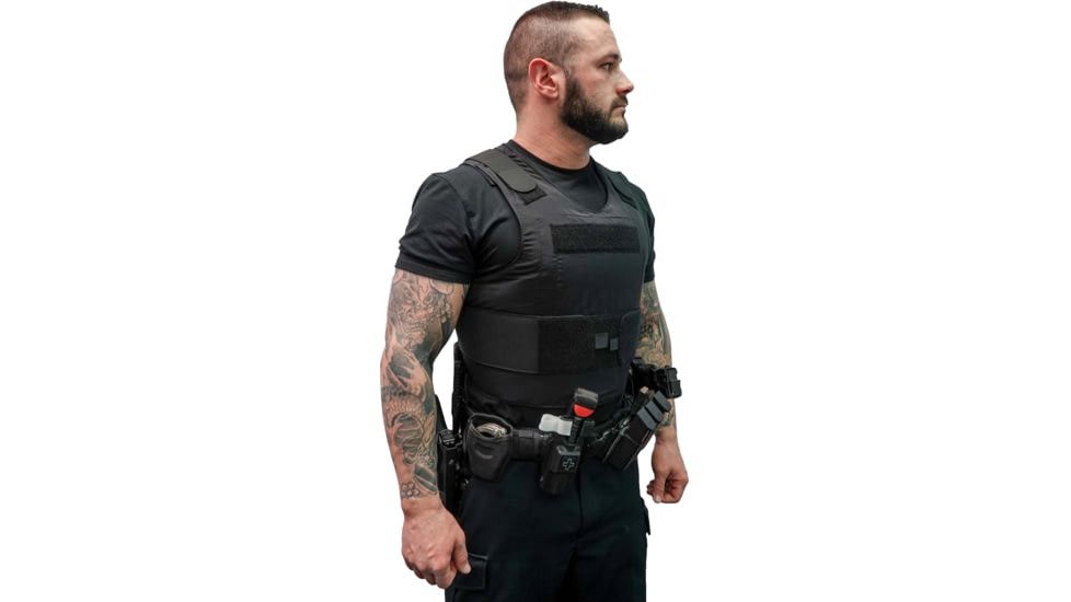 Stealth Armor Systems Razor Light IIIA Concealable Vest, Black, Medium, Long, Wide, RZL3ASDCV2LW1