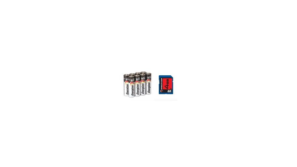 Stealth Cam Field Ready Combo Kit - P18 6MP IR Trail Camera,8 AA Batteries and 4GB SD Card STC-P18CMO