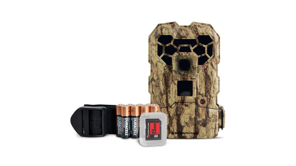 Stealth Cam QS24NGK 12 Megapixel HD Trail Camera w/24 No Glo IR Emitters, 8 x AA STC-QS24NGK