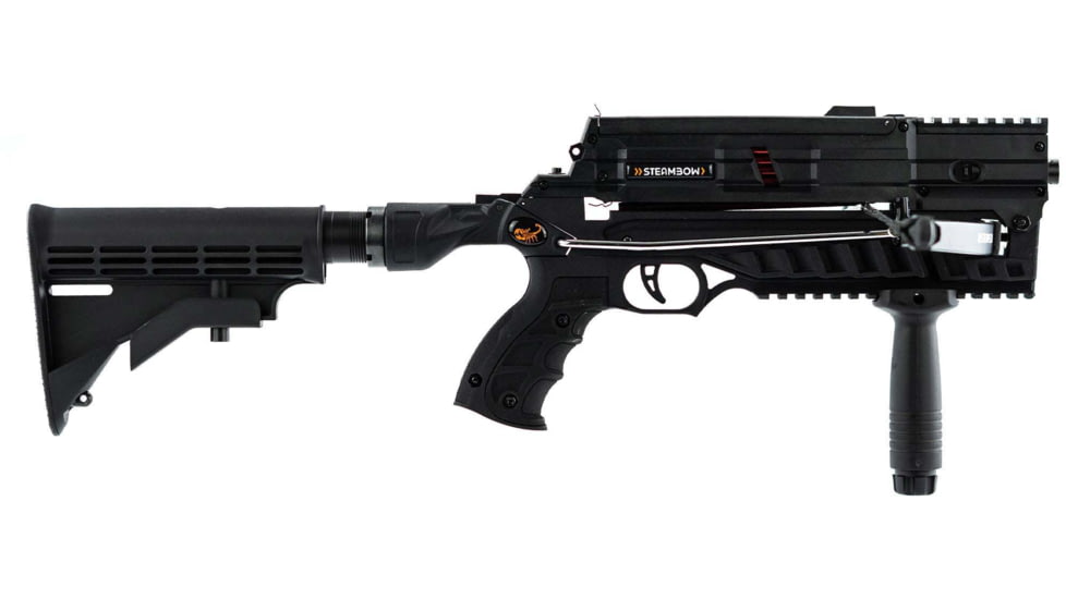 Steambow AR-6 Stinger II Tactical Crossbow, Black, 376