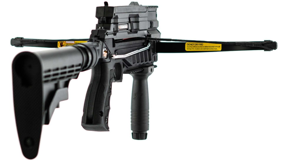 Steambow AR-6 Stinger II Tactical Crossbow, Black, 376