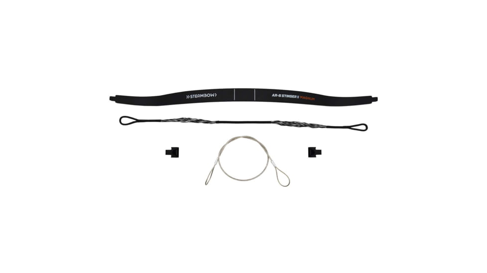 Steambow AR-Series - Limbs 120 lbs. Prestrung, Black, 478