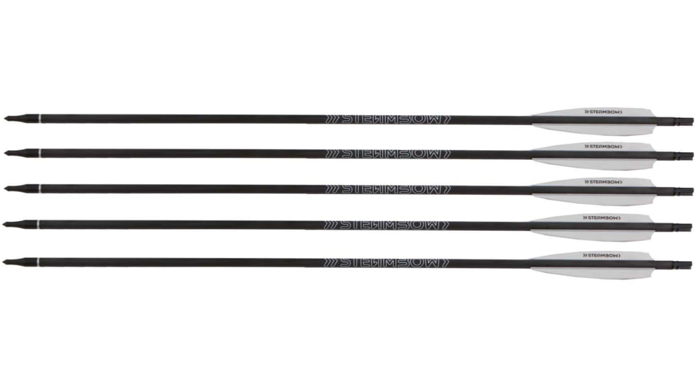 Steambow FENRIS Arrows, Set of 5, Black, 307