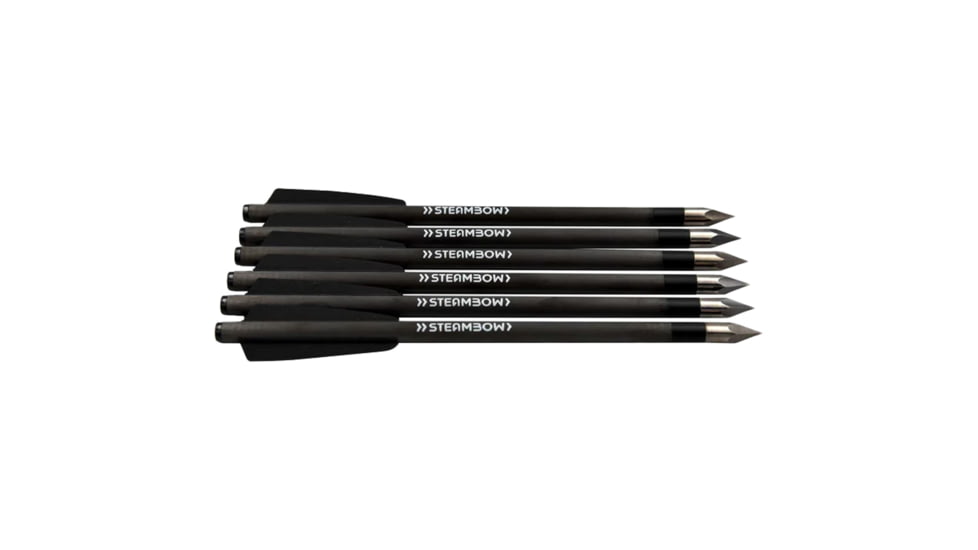Steambow AR-Series - Carbon Light Bodkin Arrows, set of 6 pcs, Black, 638
