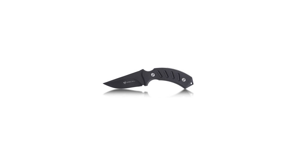 Steel Will Censor 1332 Fixed Blade Knife, 3.54in, AUS-8 Steel, Polymer, Black, 1332