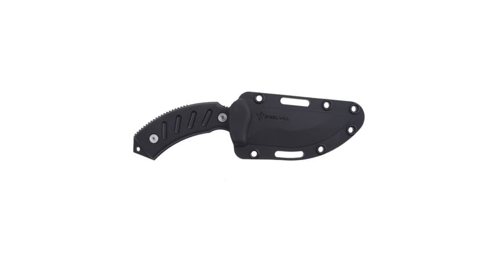 Steel Will Censor Fixed Blade Knife, 7.68 in OAL, Black / Black 1322