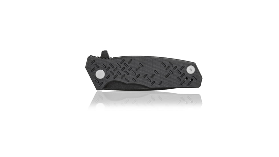 Steel Will Chatbot F14-04 Folding Knife, 3.15in, D2 Steel, Black Blade, Black, G10 Handle, F14-04