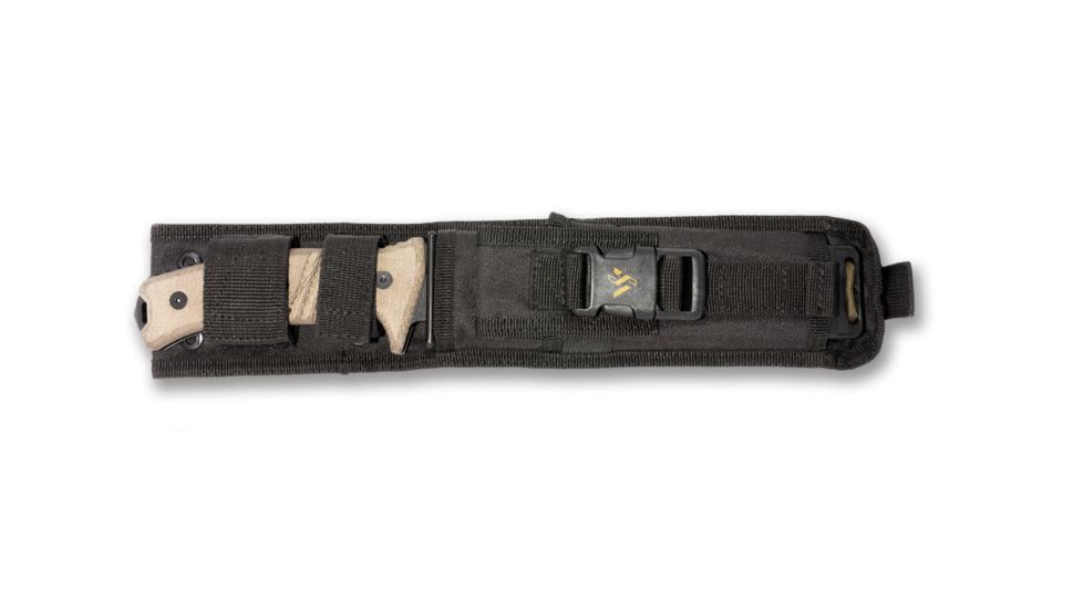 Steel Will Chieftain Clip-Point Fixed Blade Knife, Green 1610