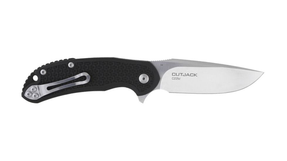Steel Will Cutjack C22M Folding Knife, 3in, D2 Steel, FRN, Black, C22M-1BK