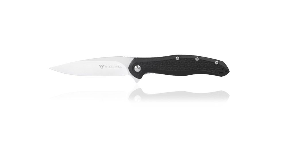 Steel Will Intrigue F45M-11 Folding Knife, Black F45M-11