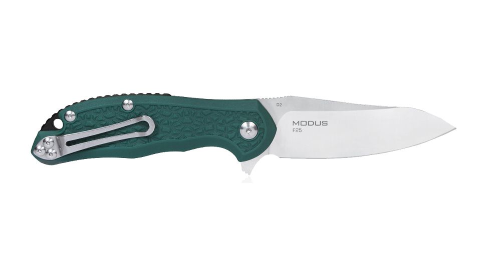 Steel Will Modus F25-12 Folding Knife, Green, F-25-12
