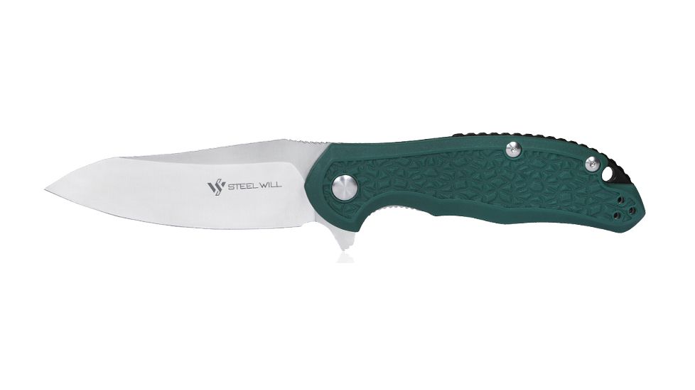 Steel Will Modus F25-12 Folding Knife, Green, F-25-12