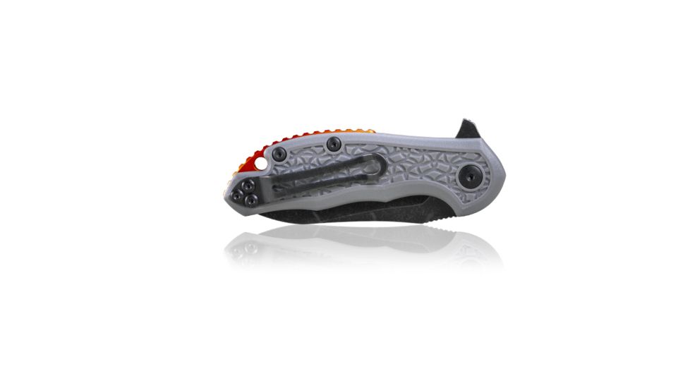 Steel Will Modus Folding Knife, 2.75 inch, D2 Steel, Clip Point, Gray, FRN Handle, Black F25M-19