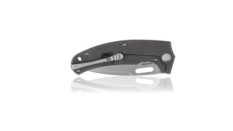 Steel Will Piercer Folding Knife, 3.2in D2 Steel Blade, Satin, Handle Ti/G10 F40-61