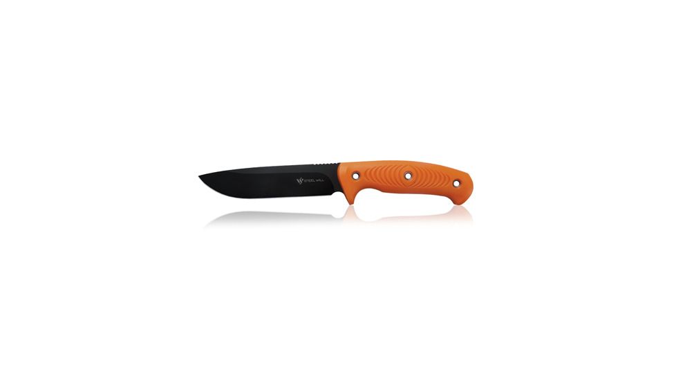 Steel Will Roamer R305 Fixed Blade Knife, 5.5in, D2 Steel, TPE, Orange, R305-1OR
