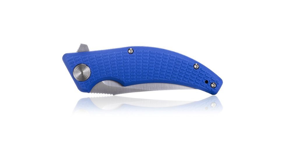 Steel Will Sargas Folding Knife, 3.25in, D2, Clip Point, Satin Blade, G10 Anodized Handle, Blue, SWF60-11
