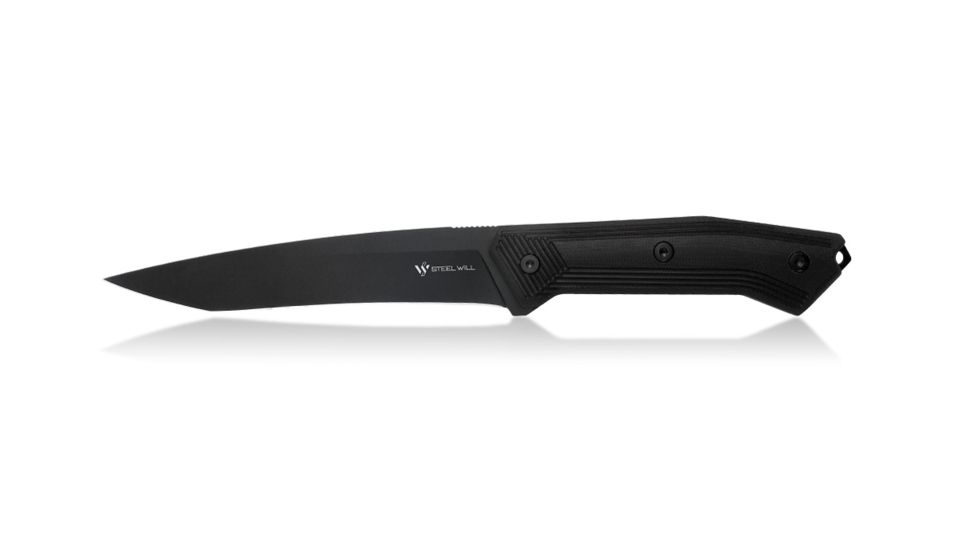 Steel Will Sentence Hawkbill Fixed Blade Knife 11.61 in OAL, Black 122