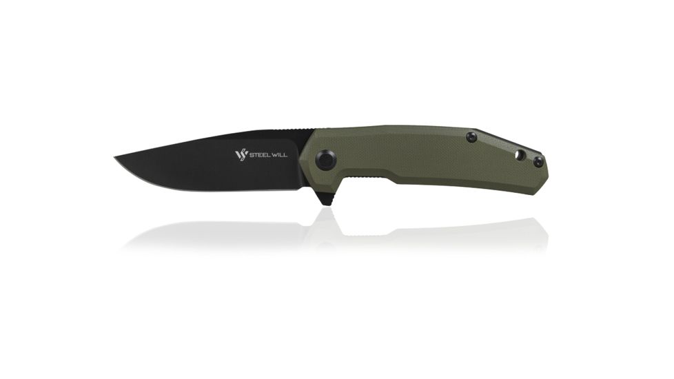 Steel Will Tenet F25-30 Folding Knife, Green F30-33